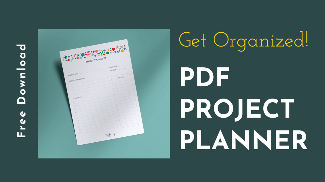 Plan Your Craft Projects with a FREE PDF Project Planner