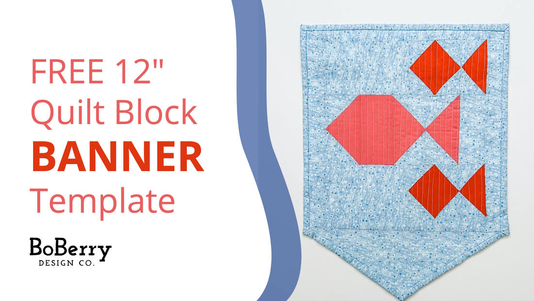 How To Turn Any Quilt Block Into a Banner Wall Hanging Decoration
